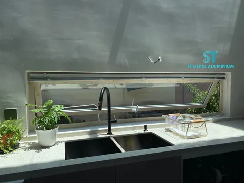 Wooden Colour Window — Window Series by ST Glass Aluminium thumbnail 3